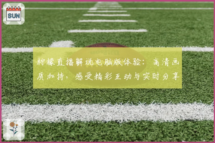 柠檬直播解说电脑版体验：高清画质加持，感受精彩互动与实时分享魅力